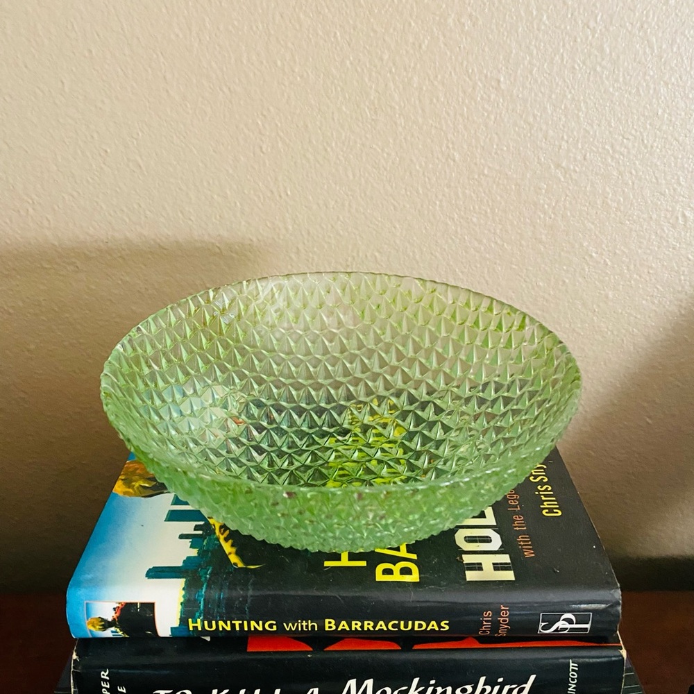 Vintage English Hobnail Fruit Bowl